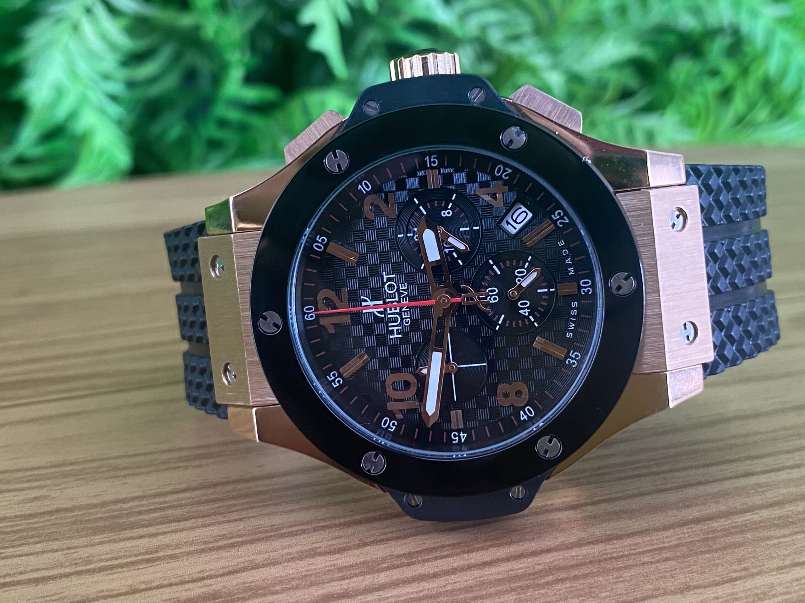 Hublot  Big Bang Preto/Rose